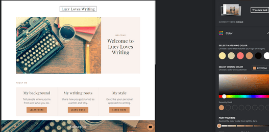 Introducing Start Editing Your Site: Your Theme, Now Available!